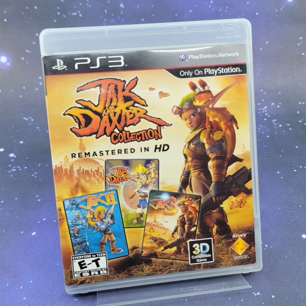 Jak and Daxter Collection Sony PS3 Remastered HD Trilogy Jak II Jak 3 BCUS 98281